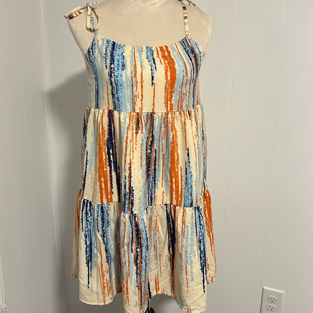 Dress with Tie straps